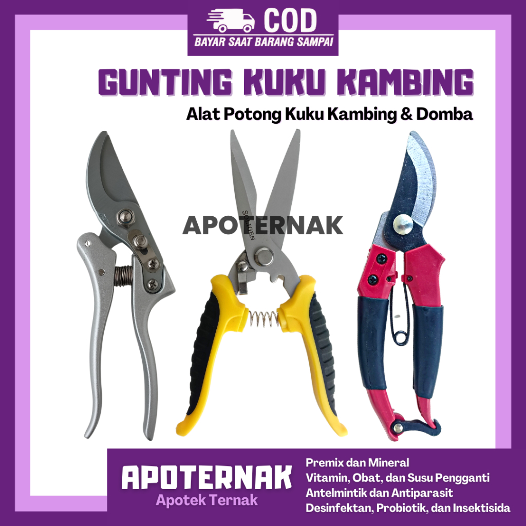 GUNTING KUKU KAMBING DOMBA SUPER TAJAM | Alat Potong Kuku Kambing Domba | Sheep Nail Clippers