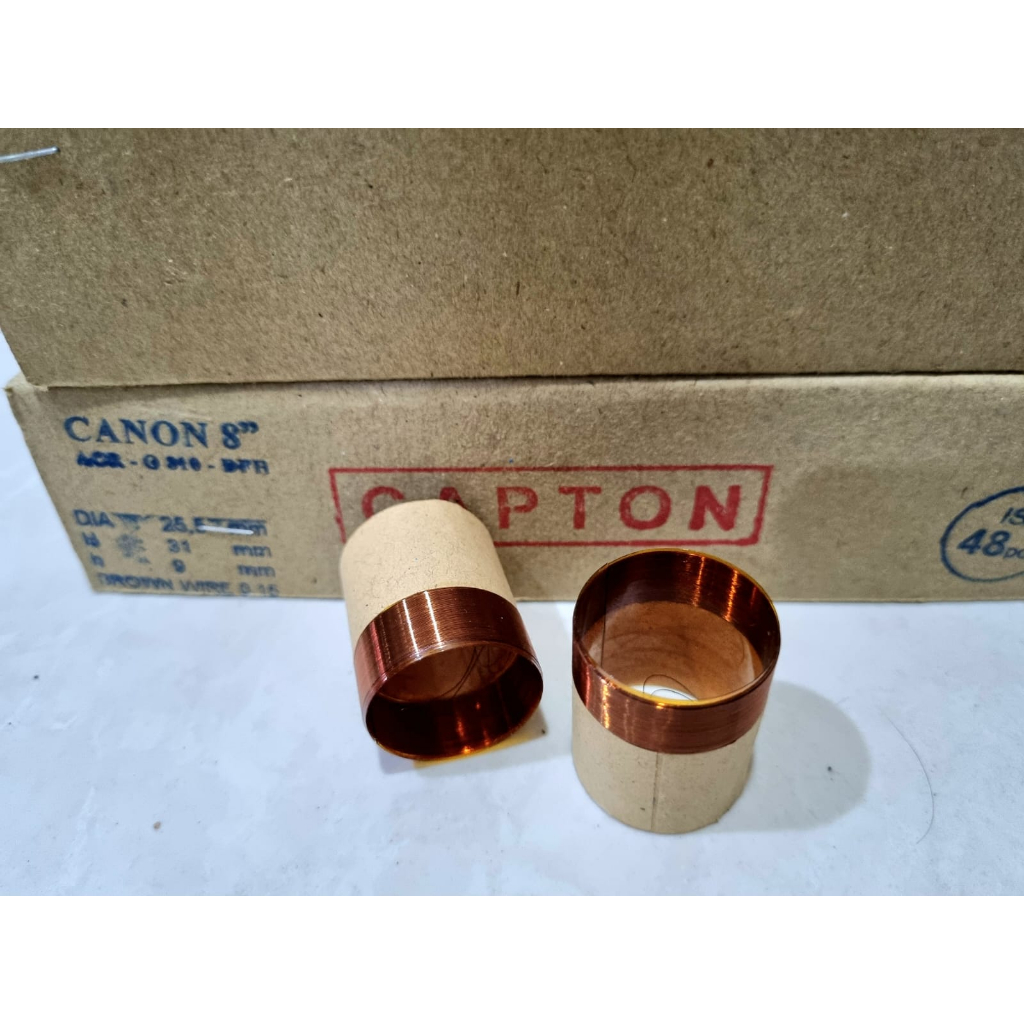 Spool voice coil spul speaker 8 inch ACR/Canon Aluminium