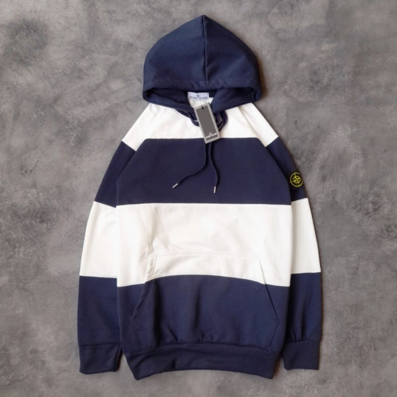 HOODIE JAKET SWEATER STONE ISLAND STRIPE NEVI FULLTAG &amp; LABEL