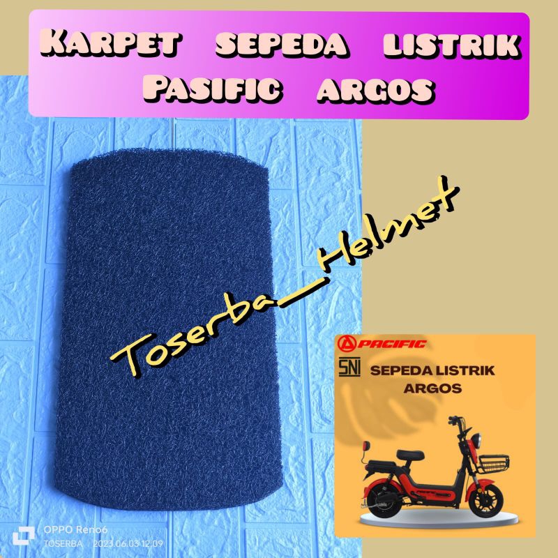 Karpet Serabut Sepeda Motor Listrik Pacific Argos
