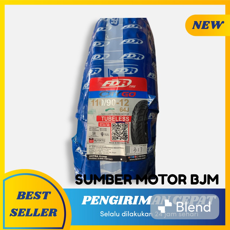 [TERMURAH] BAN FDR CITYGO 110/90-12