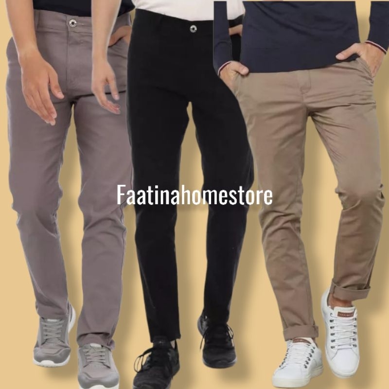 CELANA CHINOS PANJANG | CHINO PRIA SLIMFIT | CELANA CINO PRIA SLIMFIT