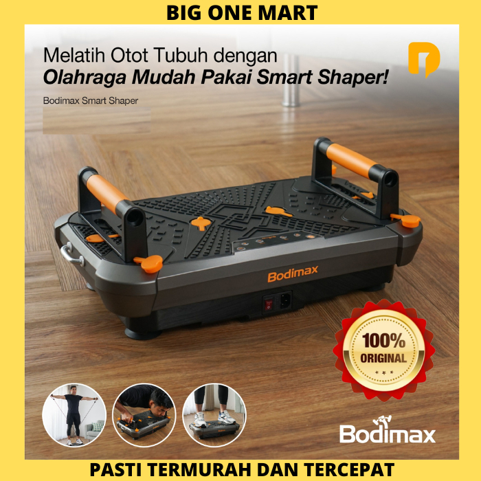 Bodimax Smart Shaper Slim Vibration Machine Massager trainer plate Alat Gym