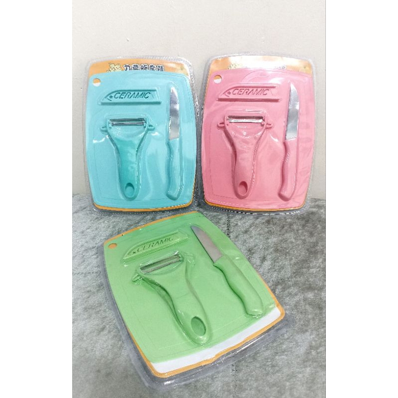 Pisau Set Talenan MURAH 3 IN 1 Stainless