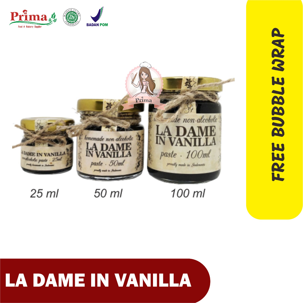 

La dame in vanilla paste