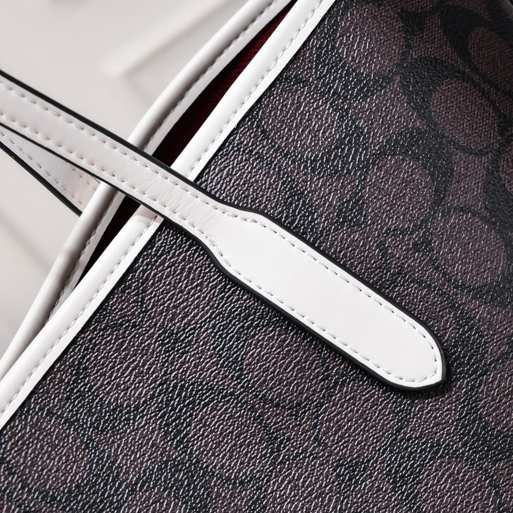 CB869 coach print style ladies shoulder bag tote shopping bag