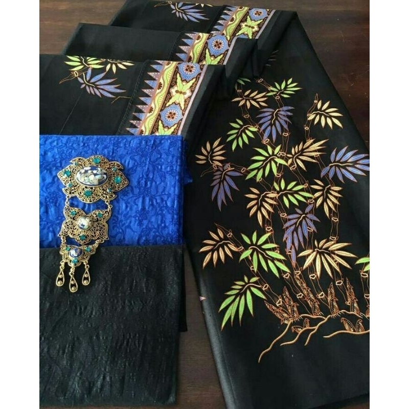 Tj Kain batik printing & Embos Seragam Bridesmaid Tradisional Kamen Kain batik Sogan Fashion Wanita