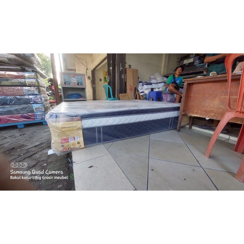 Promo Central Dominiq 140x200 Spring Bed PO ya Pocket spring Jumbo Pillow Top