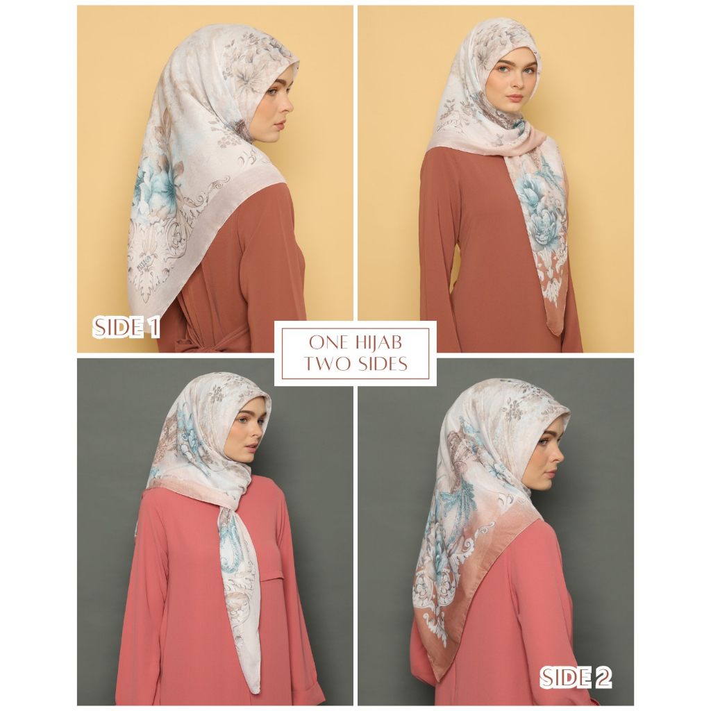 BUSRA Series Miss Color Voile Scarf Ultrafine Polyspun - Hijab Size 120*120 cm-7