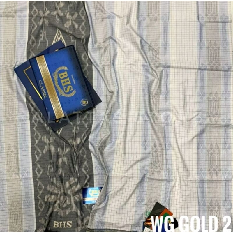 Sarung BHS Classic Kawung Dobby Gold. KWG KDP Original