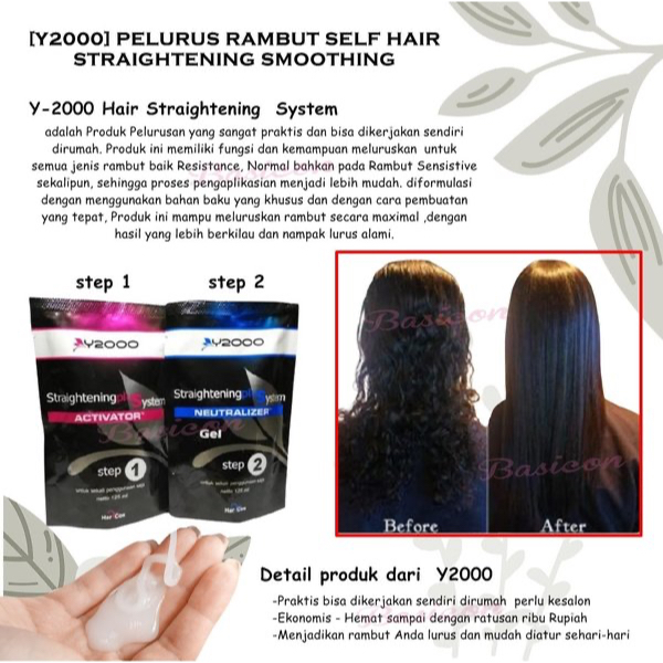 RADYSA - Y2000 Paket Pelurus Rambut - Hair Straightening Plus