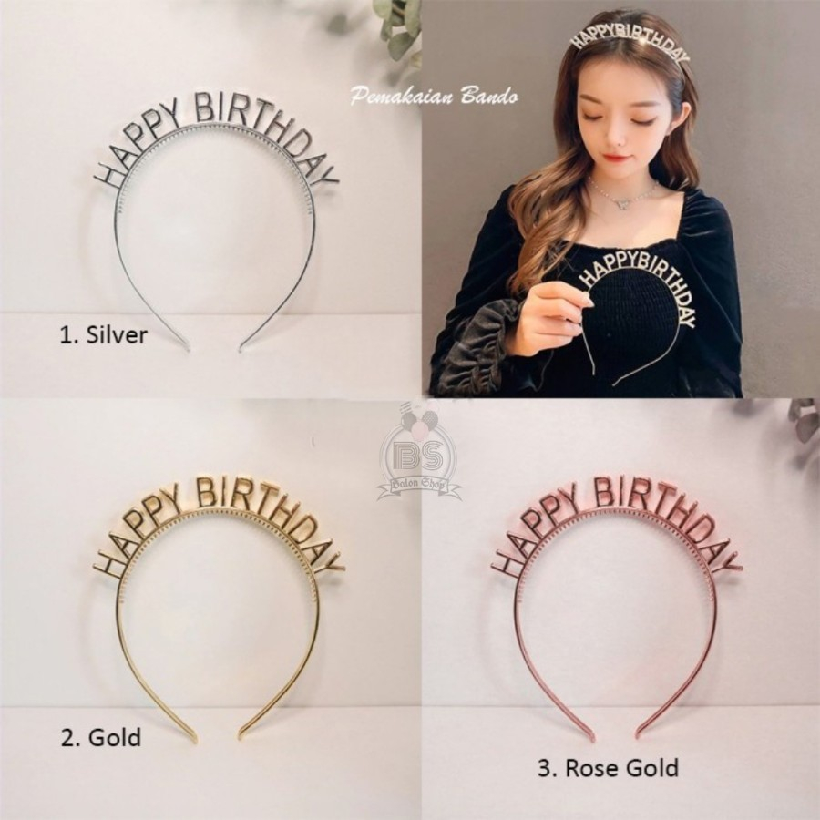 BANDO ULANG TAHUN / BANDO HAPPY BIRTHDAY PESTA UNTUK HADIAH ULANG TAHUN