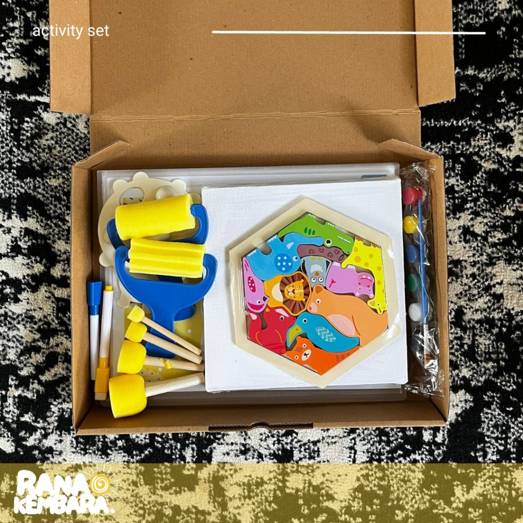 

Activity Set Box Anak / Paket Aktivitas Anak Lukis dan Worksheet