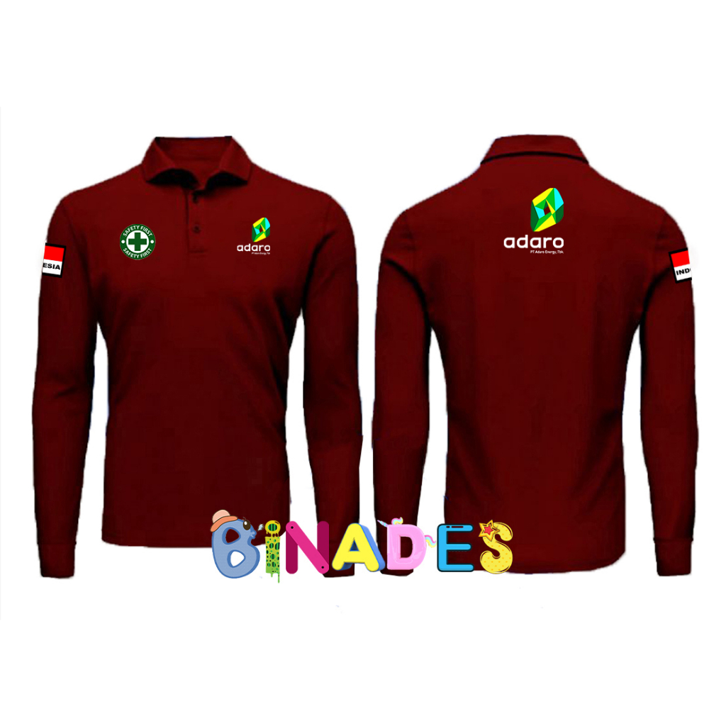 BAJU T-SHIRTS KERAH MODEL POLO PT ADARO ENERGI TBK BINADES