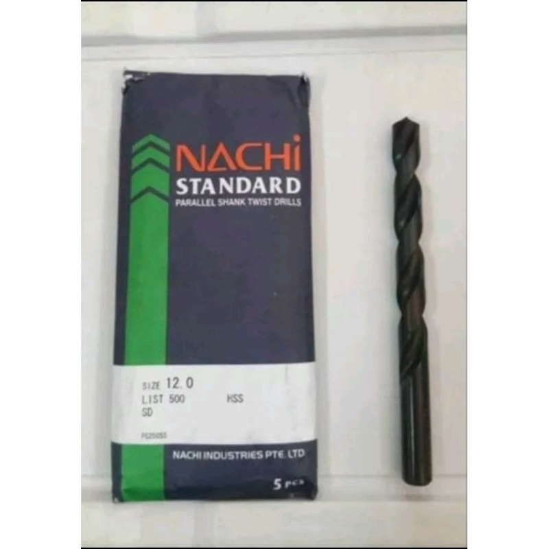 Mata Bor Besi Baja 12 mm Nachi Barau Original