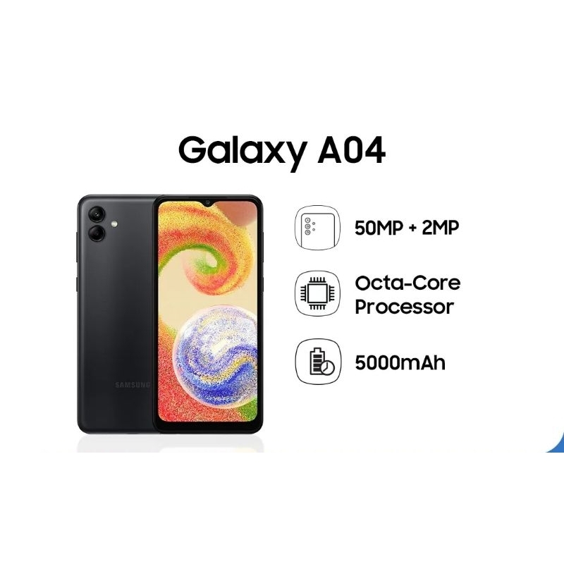 Samsung Galaxy A04e 3/32gb &amp; A04 4/64gb 5000mah  new segel garansi resmi