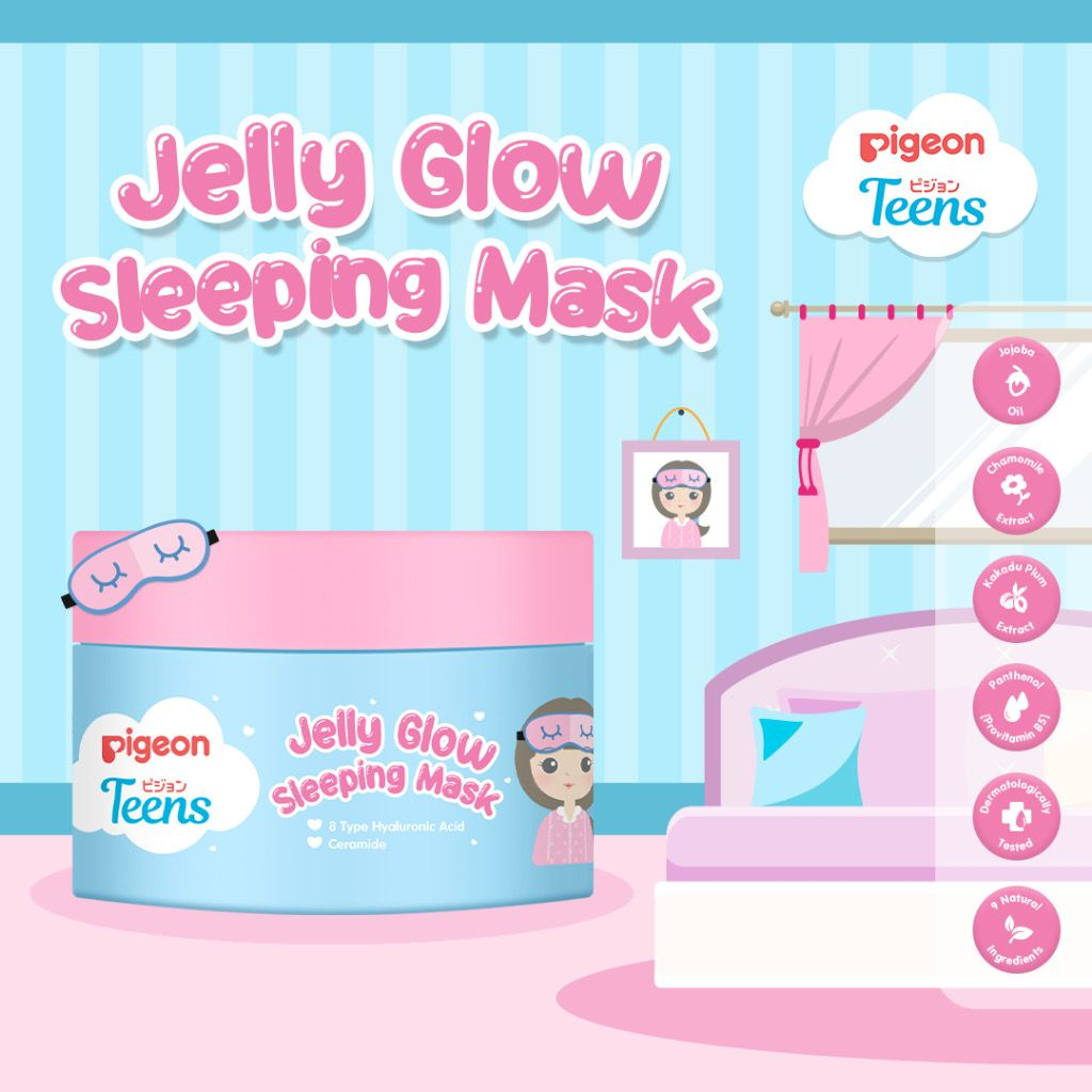 PIGEON Teens Jelly Glow Sleeping Mask 30g