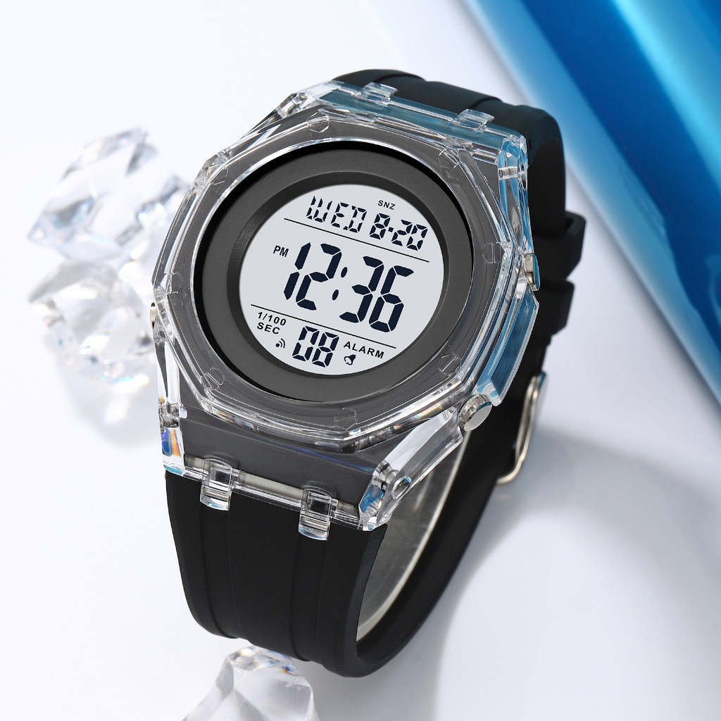 SKMEI 2063 Jam Tangan Pria Wanita Digital Sport Watch Shockproof Anti Air 5 Bar WATCHKITE WKOS