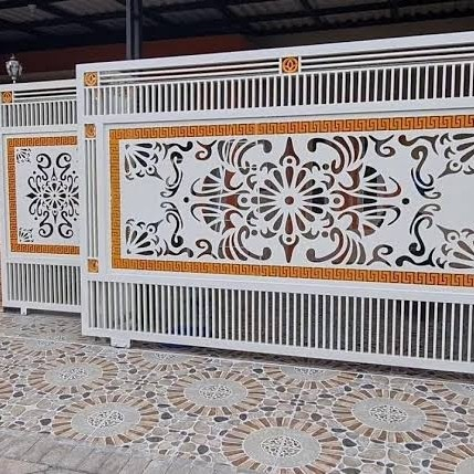 pagar rumah laser cutting / pagar laser cutting / laser cutting karawang / pagar minimalis karawang
