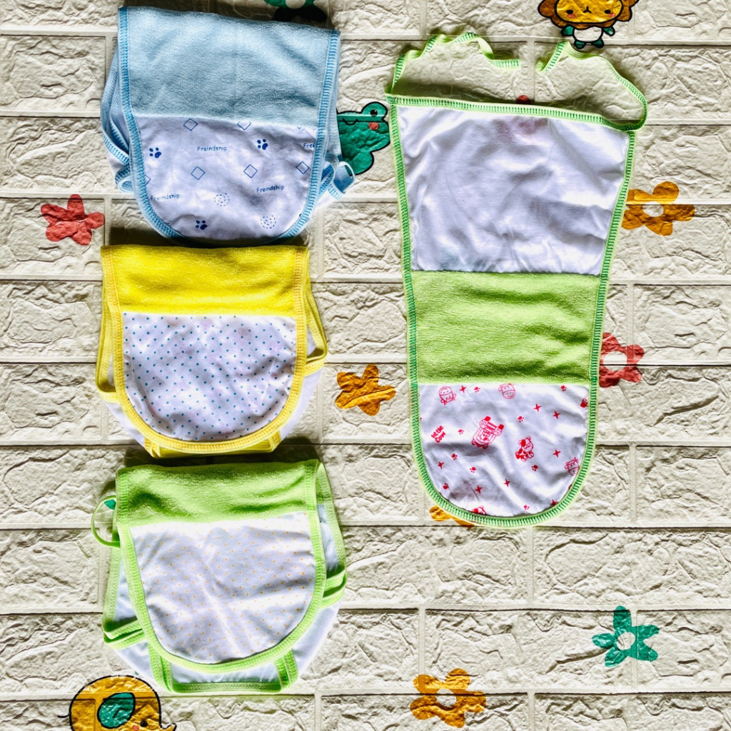 Popok bayi sambung handuk 6pcs atau 12 pcs