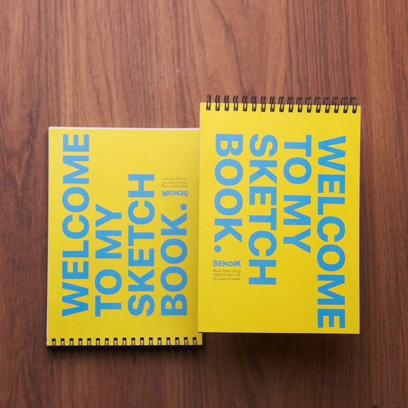 

SEKOIK Bukubgambar jilid spiral SKETCHBOOK A5 160gsm 30 sheet 60 page