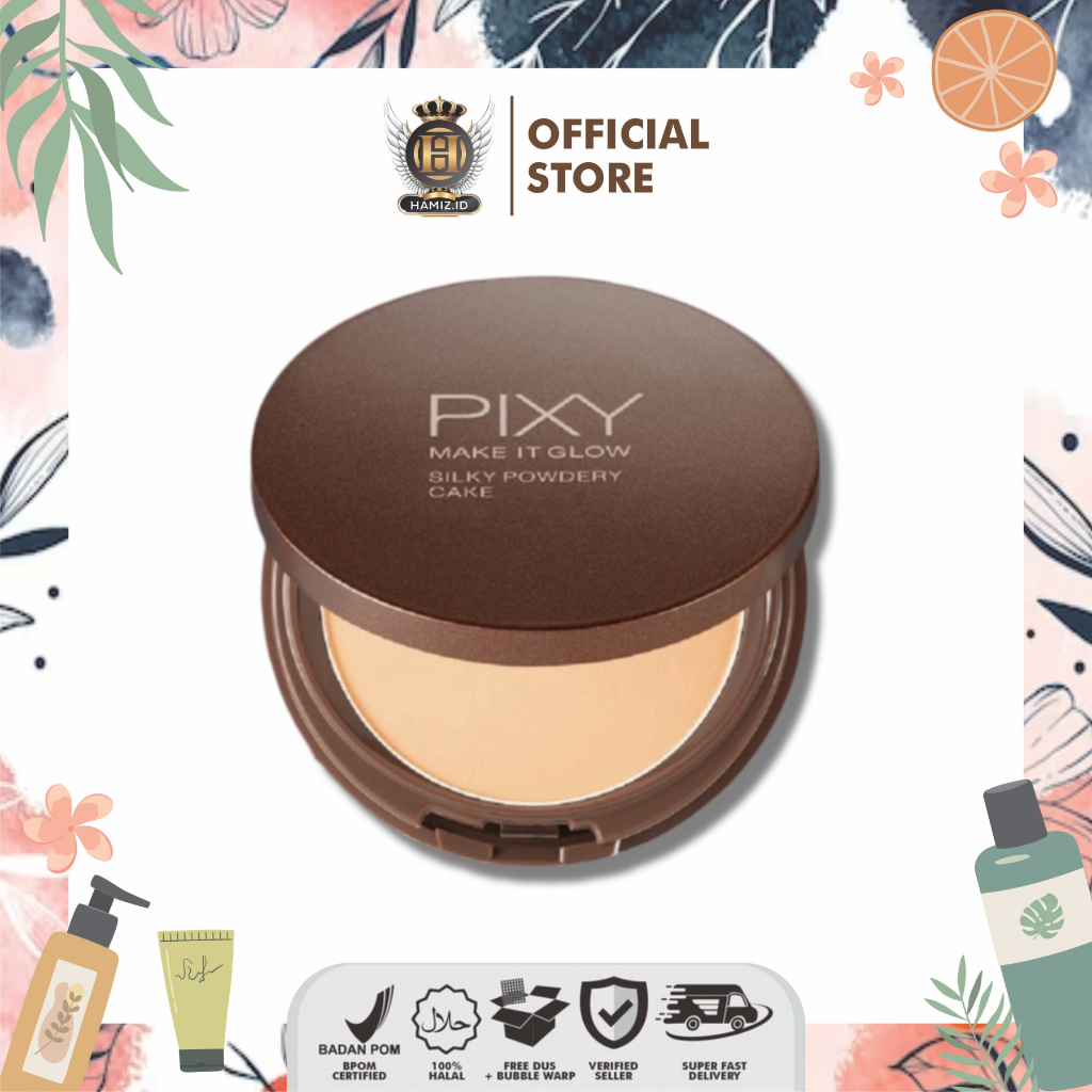 Pixy Make It Glow Silky Powdery Cake - Two Way Cake