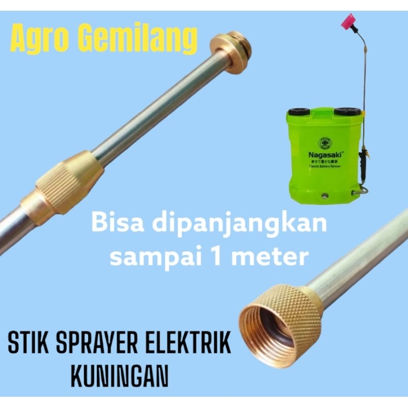 Stik Tangki sprayer elektrik Kuningan stik sprayer kuningan stik tangki cas stik sprayer elektrik Na