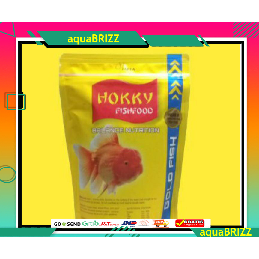 HOKKY FISHFOOD GOLDFISH 250GRAM 250 GRAM pakan makanan pelet ikan hias koki koi floating