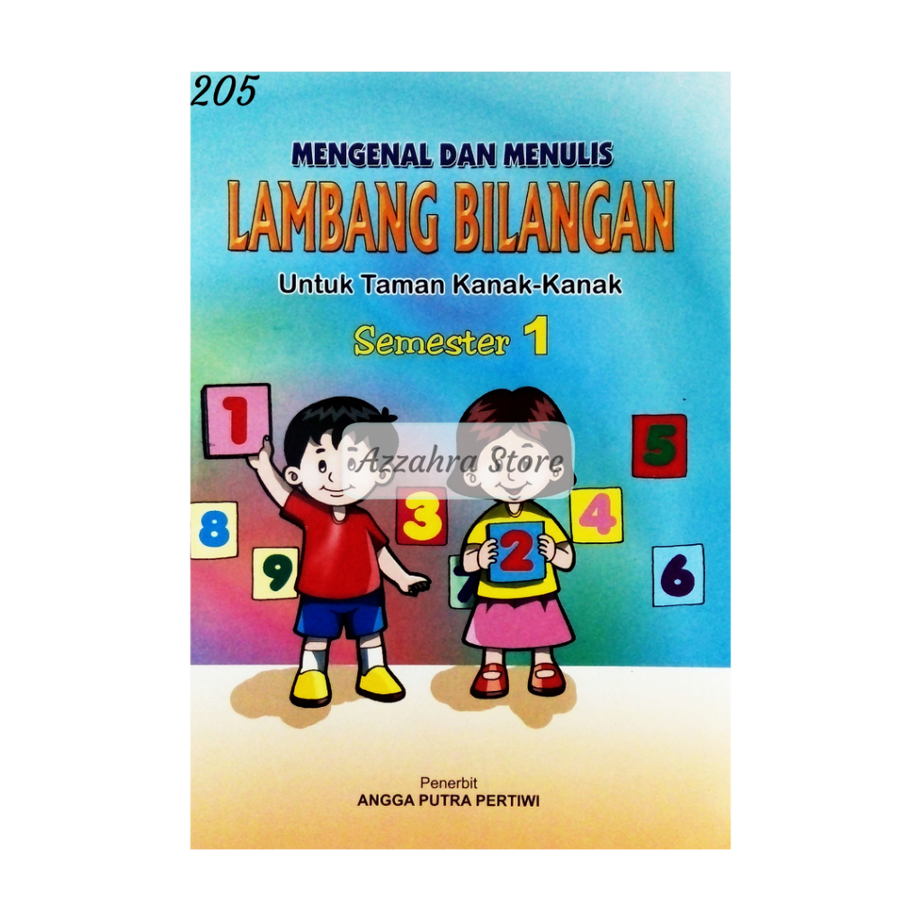 Buku LKS Aktivitas Anak TK Paud RA Mengenal Dan Menulis Lambang Bilangan Smt 1 Bintang Pendidikan