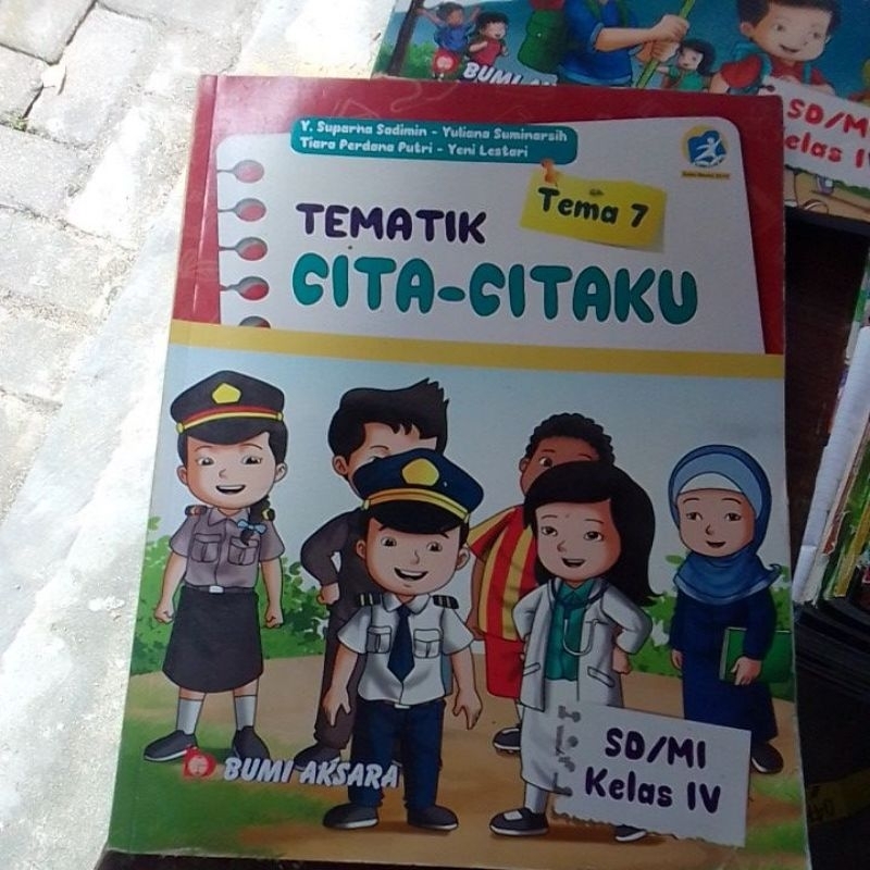 buku tematik tema 7/cita citaku kelas 4 sd bumi aksara