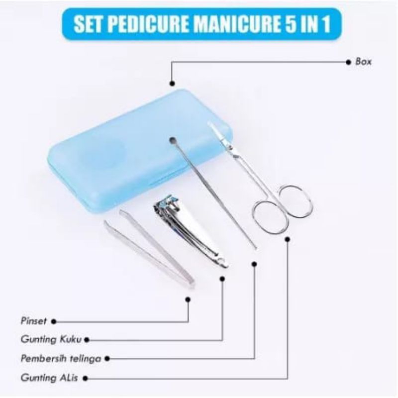 Manicure Pedicure Set 4in1 Alat Pemotong Kuku