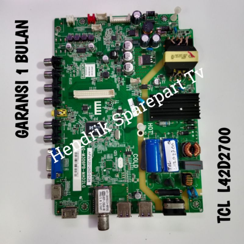 MAINBOARD - MESIN TV - MOBO - MOTHERBOARD - MB TV TCL L42D2700