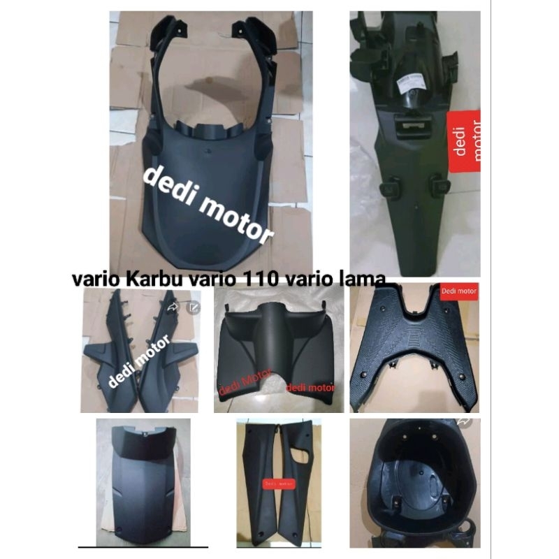 full set bodi kasar vario 110 karbu vario lama paru vario bordes pinjakan vario cover tengki vario dek R/L vario lama laci dasboar vario karbu sambungan bodi vario lapisana knalpot vario 110