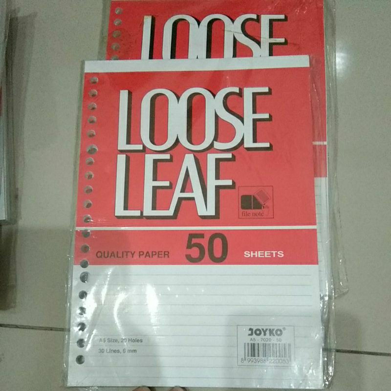 

Joyko loose leaf 50 lmbr