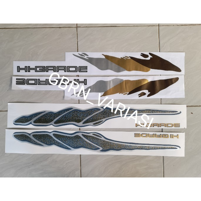 Sticker stiker hi grade panther isuzu minibus/ stiker panther hi grade lama baru