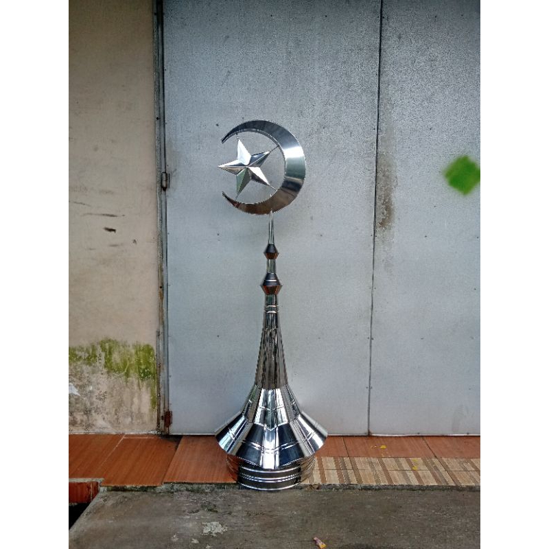 Bulan Bintang Makara Kubah Masjid Ukuran 40