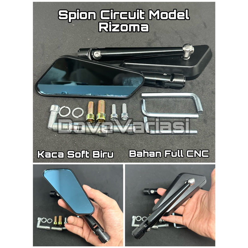 Promo Promo Spion Circuit Model Rizoma Full Cnc + Breket Universal Motor Motor Vario 110 125 150