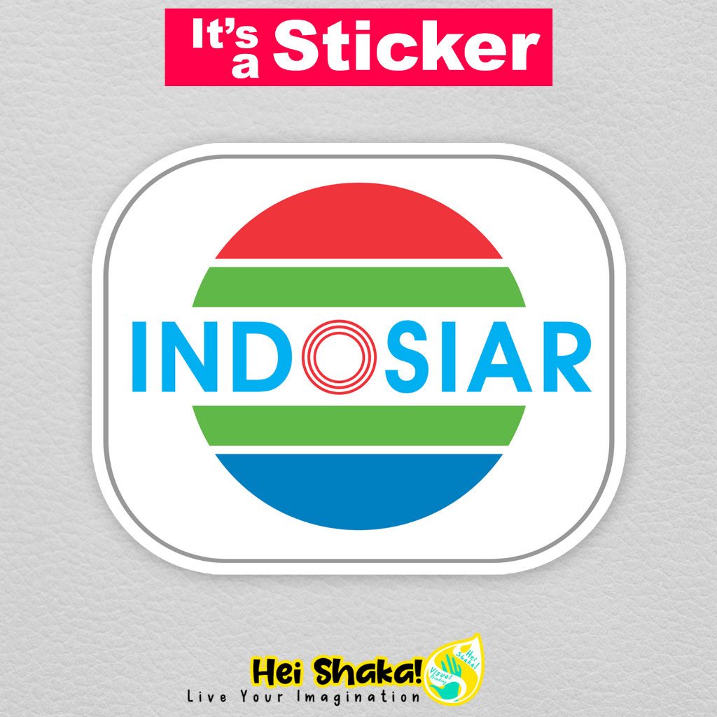 

Heishaka Stiker Indosiar Logo Sticker TV Vinyl Anti Air