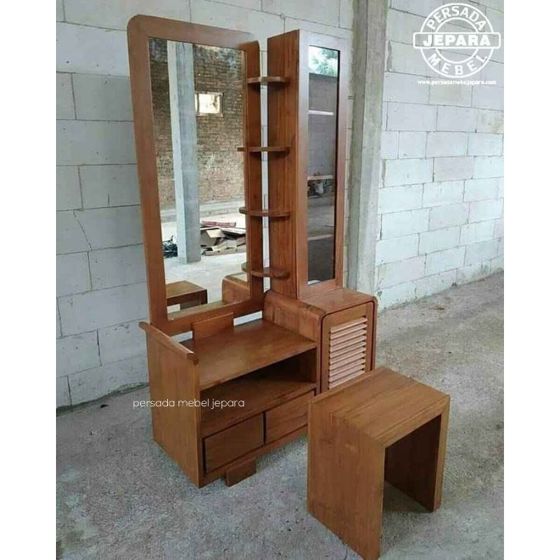 Meja rias minimalis / Meja rias jati / Meja rias ukir jati jepara / Meja minimalis