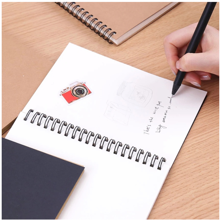 【GOGOMART】Buku Notebook / Diary Book / Sketch Book / Buku Journal Book Menggambar Sketchbook Drawing Memo Pad