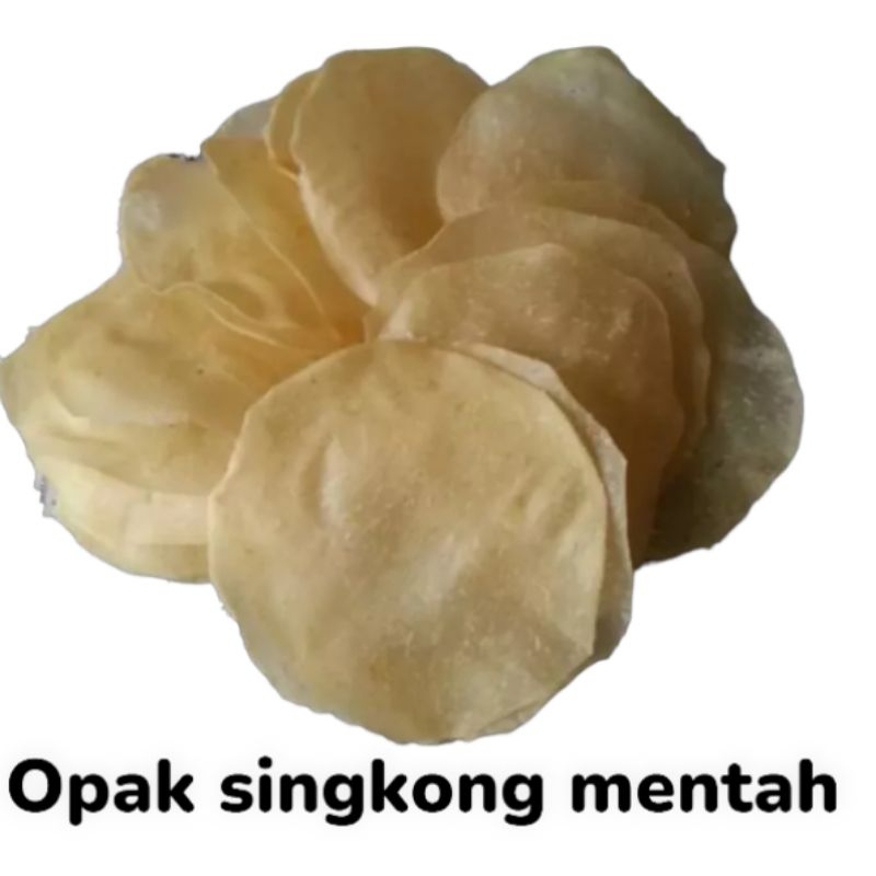 

opak singkong mentah, kerupuk singkong ( 10 pcs)