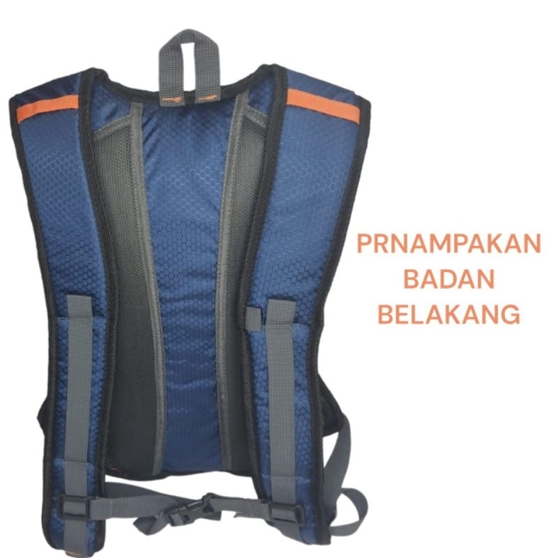 Daypack 25 Liter Tas Ransel Pria Wanita Elbrus Original Slot Laptop 12/13.Inchi Tas Ransel Sekolah Kuliah SMP SMK SMA Outdoor Hiking Gunung Adventure