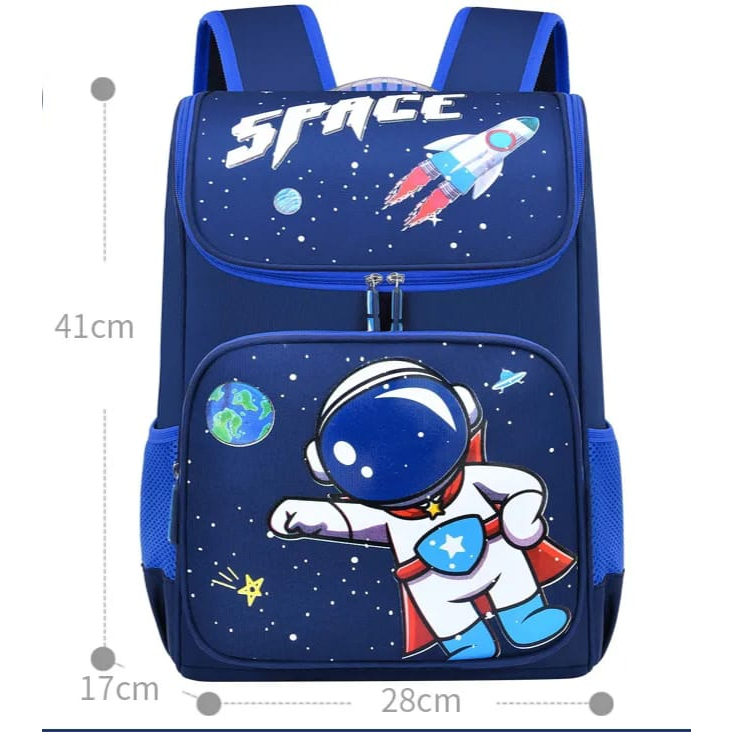 Tas Sekolah Anak SD Motif Astronot  Tas Anak Laki-laki Perempuan