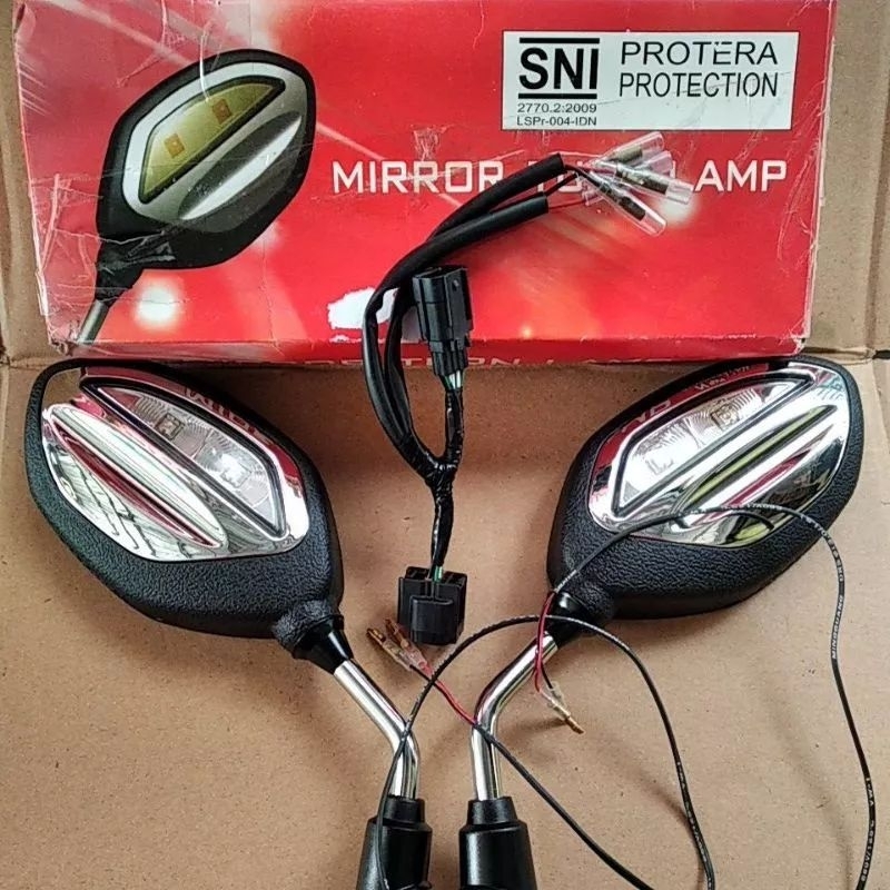 Spion LED sein motor Honda  vario 125 vario 150  Vario 160 Honda Beat Honda genio  Original AHM