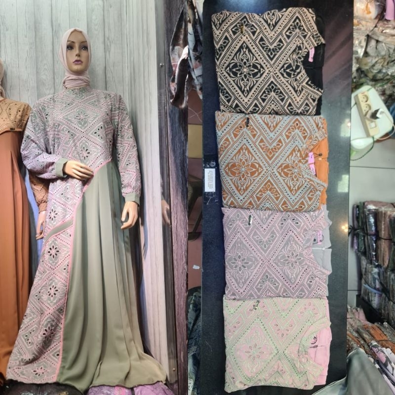 Gamis Kekinian Alina Original Butik