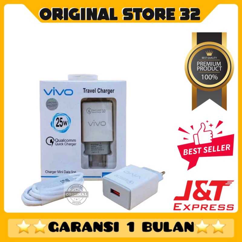 Charger Tc Brand Ak 933FC Fast Charging  Vivo  micro Ori
