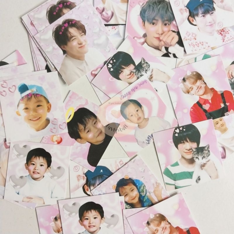 GLOSSY STICKER KOREAN MAIL CHILDHOOD ADULT NCT DREAM ENHYPEN | STIKER ANAK ANAK DEWASA GLOSSY