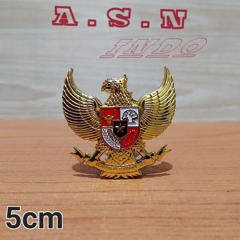 Lencana Garuda Pin Garuda 5cm