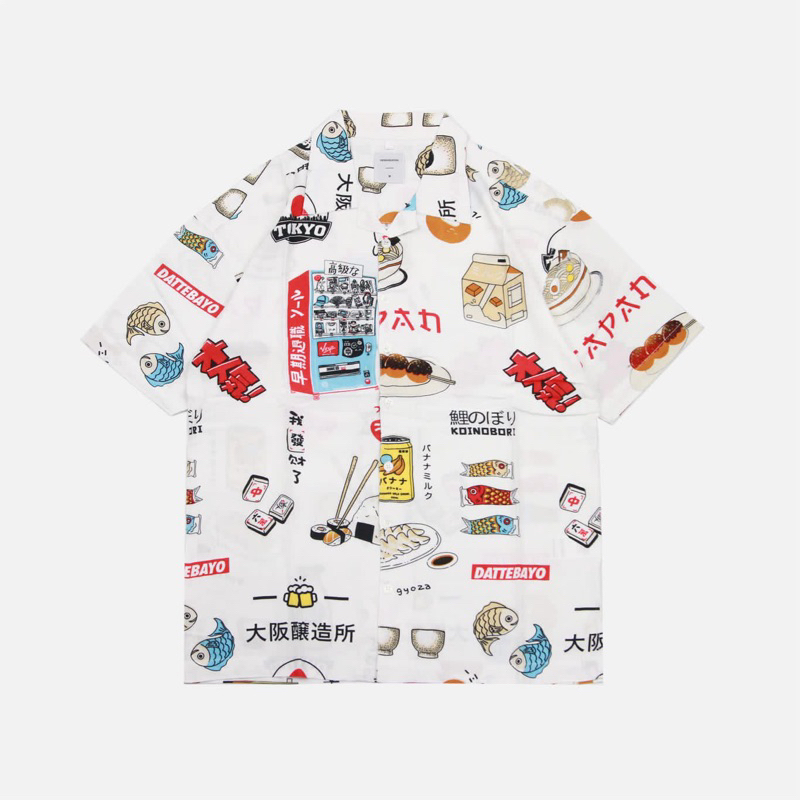 kemeja fullprint Rattle Industries