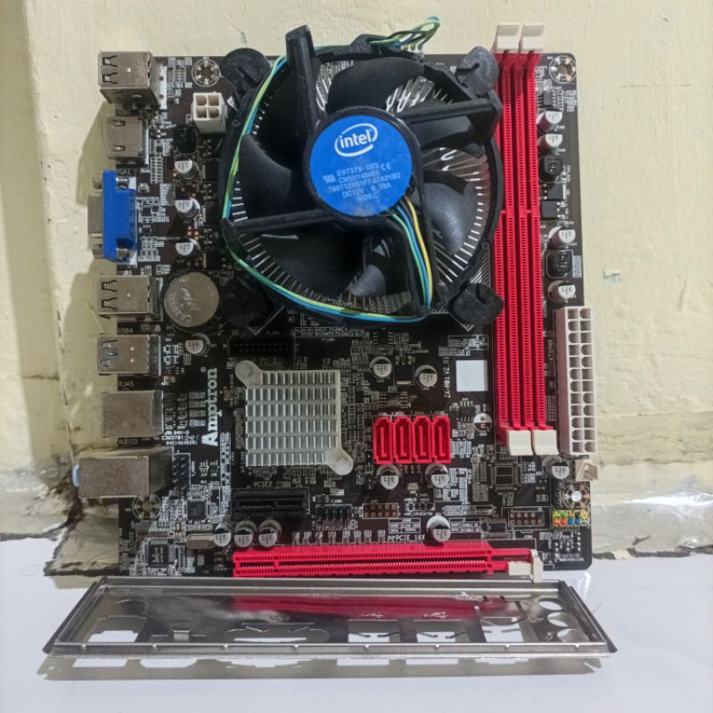 Paket Mobo Mainboard H81 + i3 4130 + Fan